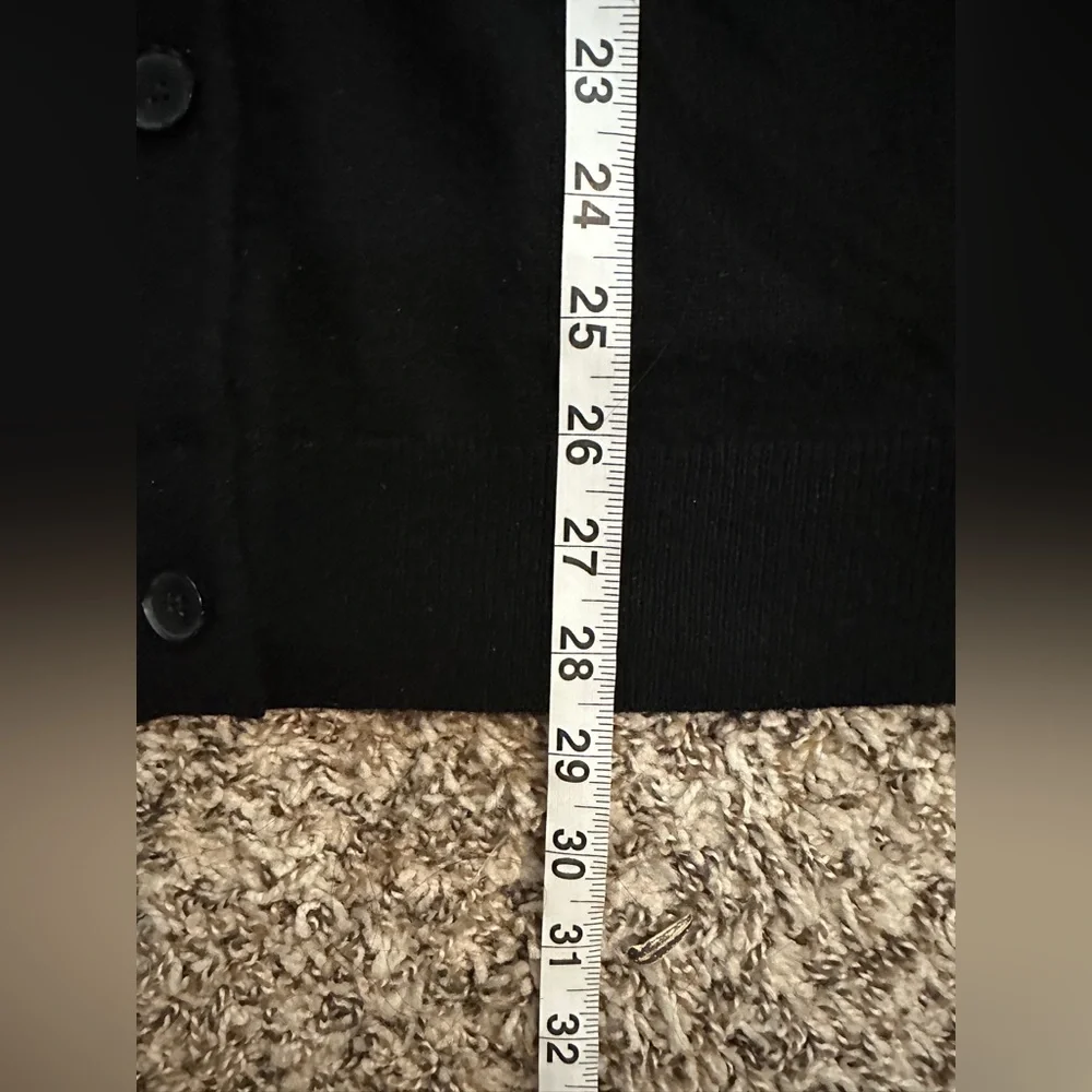 Everlane Cashmere V-Neck Long Black Cardigan Women’s - Small